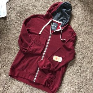 NWT Urban Pipeline heather burgundy soft hoodie